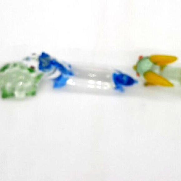 Vintage Lot Of 3 Miniature Art Glass Animals (Horse Rabbit & Turtle) - Picture 8 of 9